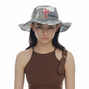 BOY COWBOY HAT - GRY camouflage