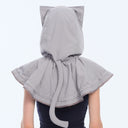 Kitty hooded cap - gry