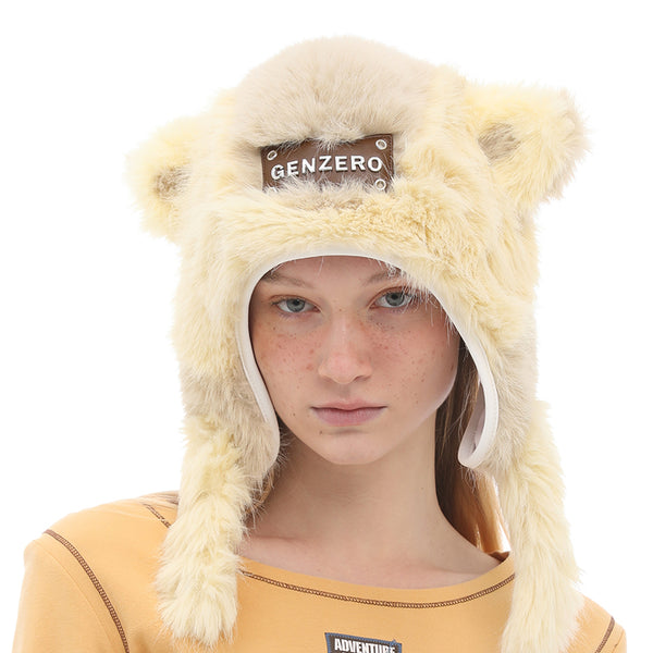 GENZERO Plush Baotou cat ear hat