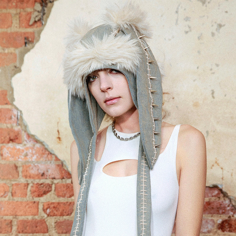 国内で当店のみ GENZERO - denim bunny hat bag hat GENZERO denim bunny hat bag hat – Genzero