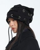 SLACK suede beanie - BK