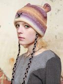TEBBY BEANIE - Orange gradient