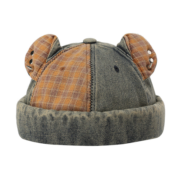 GENZERO Spliced rivet melon skin cap